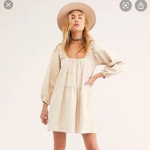 NWT Free People Lou Jean Babydoll Dress size L